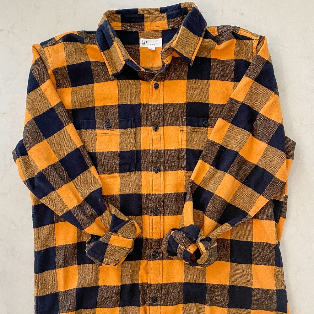 GAP Buffalo Plaid Flannel Workshirt